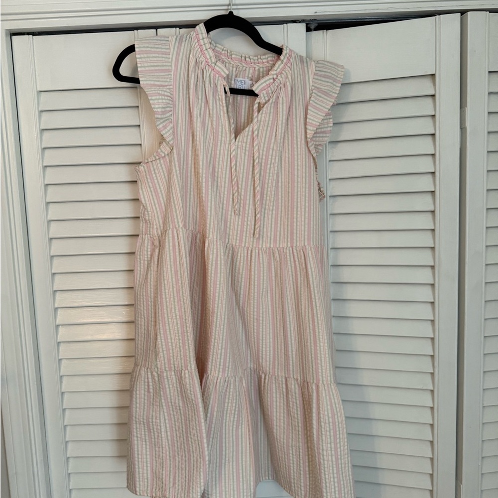 Striped Sleeveless Dress